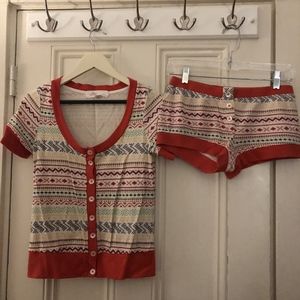 Anthropologie Pajama Set